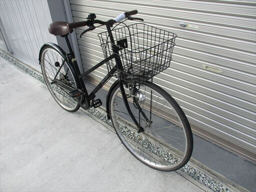 E516 ☆限定特価☆ 中古自転車 【27インチ 軽快車 ブラック LED