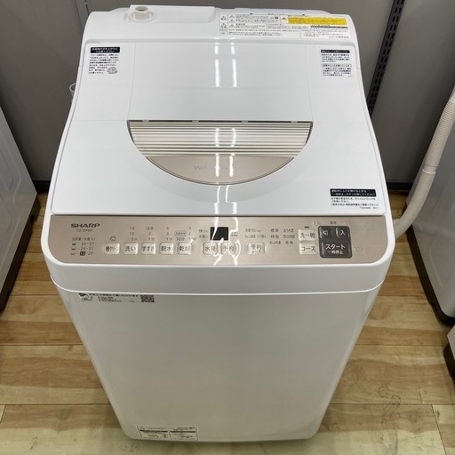 SHARP 5.5kg電気洗濯乾燥機【リサイクルフカツ岡崎倉庫店】251011SM-41