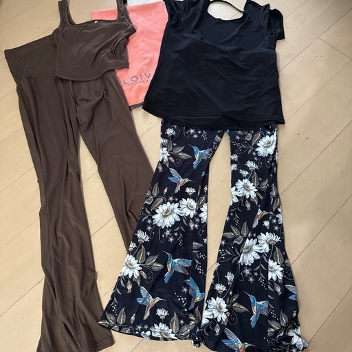 ヨガウェア　マット5点セット