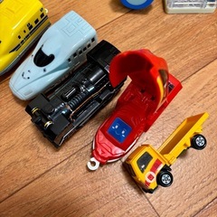 電車　くるま系おもちゃ　男の子靴下など　の画像