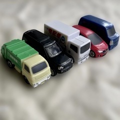 ポケットトミカ　TOMICA　ミニカー　5台　まとめ売り　はたらく車　清掃車　宅急便の画像