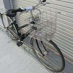 E586　★限定特価　整備済み★ブリヂストン　アルベルト　ブラック★ 中古自転車 【27インチ 】の画像