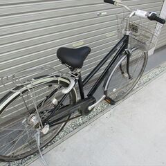 E586　★限定特価　整備済み★ブリヂストン　アルベルト　ブラック★ 中古自転車 【27インチ 】の画像
