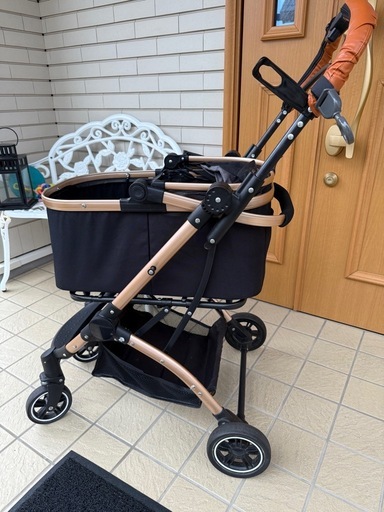 【中古品】ペットカートと冬用コート