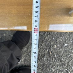 折りたたみ ガラス ローテーブルの画像