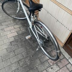 リサイクルショップどりーむ荒田店　No535 自転車　シティサイクル　２７インチ　ギア切り替え付き♪　LEDライト付き♪　鍵付き♪の画像