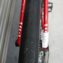 E589　★　45800円★整備済み スポーツ中古自転車 MARIN　レッド　48.5ｃｍ【ロードバイク】の画像