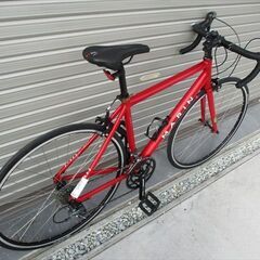 E589　★　45800円★整備済み スポーツ中古自転車 MARIN　レッド　48.5ｃｍ【ロードバイク】の画像