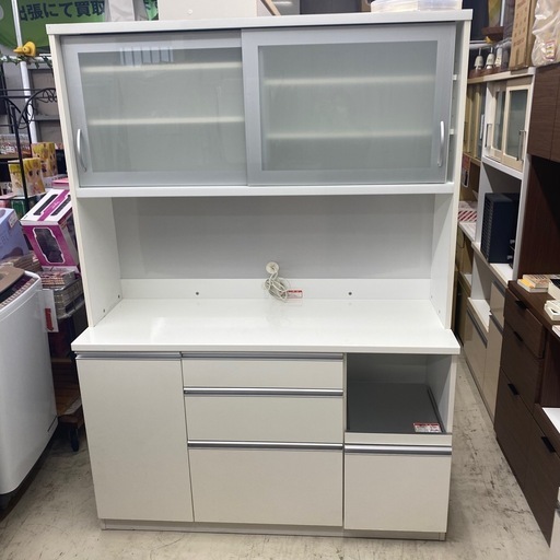 ?ジモティー限定価格‼️￥52,000&rarr;￥45,000 高橋木工　エチュード　140KB　食器棚　キッチンボード　白　幅140&times;奥51&times;高195.5cm　リサイクルショップ　朝霞市　ケイラック朝霞田島店　志木市　和光市　GM428