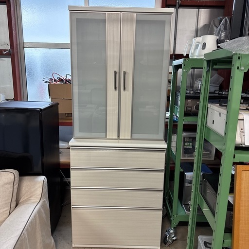 ニトリ 食器棚 ポスティア 80DB WH　リガーレ　レジューム