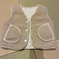 スヌーピー  リバーシブル　ベストの画像