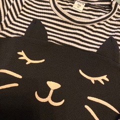 SHEIN 猫の顔プリント ワンピースの画像