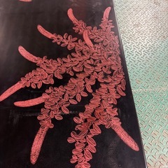 漆塗りの座卓てーぶるテーブルの画像