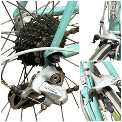 ◯Bianchi ビアンキ VINCITORE ヴィンチトーレ ロードバイク 自転車 SHIMANO SORA ビアンキスポーツ 490mm 現状渡し 中古品 ジモティ姫路の画像