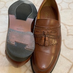 ☆美品☆タッセル付きブラウンローファーの画像