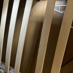 IKEA ダブルベッド　フレーム、マットレス
の画像