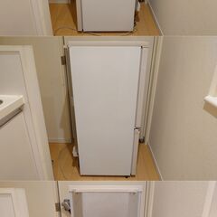 シャープ製のドラム式洗濯機と冷蔵庫の画像
