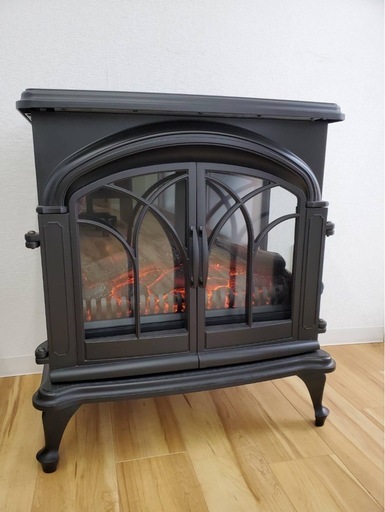 ニトリ ワイド暖炉型ファンヒーター NI BK BLT-999B-3-BK