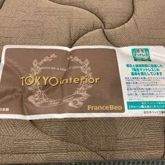 【愛品館 市原店】フランスベッド×東京インテリア｜ダブルベッドの画像