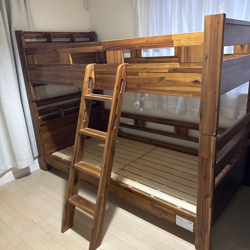 受取予定者決定済み　2段ベッド　Granz　GF-2461 天然木