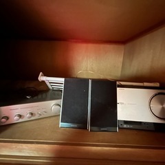 決定済［ジャンク品］アンプ　スピーカー　CDコンポの画像