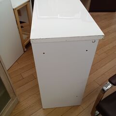 ★ジモティ割あり★  カウンターテーブル ホワイト H86×D42×W120 クリーニング済み TK6822の画像