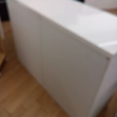 ★ジモティ割あり★  カウンターテーブル ホワイト H86×D42×W120 クリーニング済み TK6822の画像
