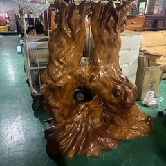 大型銘木飾り台の画像