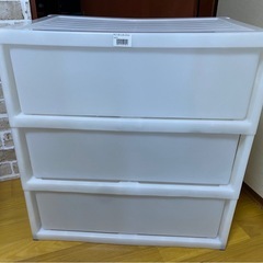 衣装ケース 収納 ボックス 三段の画像