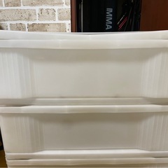 衣装ケース 収納 ボックス 三段の画像