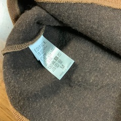 EDIFICE ブラウン クルーネックセーター　サイズM  身幅51、総丈66、袖丈56センチの画像