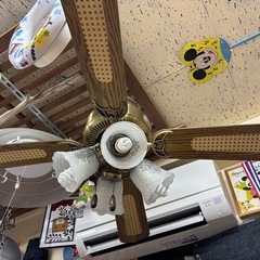 中古◆シーリングファンライト◆タキミズ◆４灯◆ガラスシェードの画像