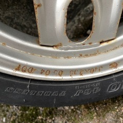 ホンダ　dio af62 前輪の画像