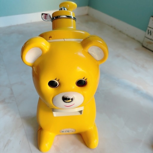 昭和レトロ ヴィンテージきょろちゃん 黄色 イエロー かき氷機 ABB-100 タイガー