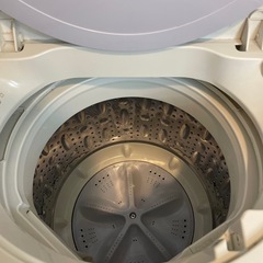 ご希望多数のため、受付終了します。冷蔵庫とセット引き取りの方優先　10月18日引き取り限定でお願いします‼︎　シャープ 洗濯機の画像
