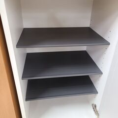 J1608　【リユースのサカイ柏店】　シューズボックス　ホワイト　クリーニング済みの画像