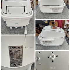 R455 ☀️ ZOJIRUSHI 圧力IH炊飯ジャー 5.5合炊き 16年製 NP-YS10 ⭐ 動作確認済 ⭐ クリーニング済の画像
