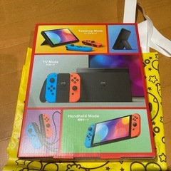 Nintendo Switch 有機ELモデル 新品未開封　ネオンレッド、ネオンブルーの画像