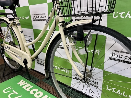 【成約済】【No.17】当店最安の中古自転車‼︎後タイヤを新品に交換して整備済みです‼︎