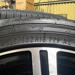 軽自動車用１６インチアルミホイール・タイヤ４本セットの画像