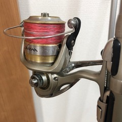 釣竿とリールセットの画像
