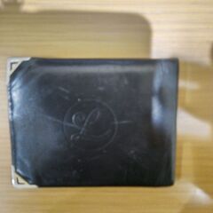 Louis Daniel 黒 二つ折り財布の画像