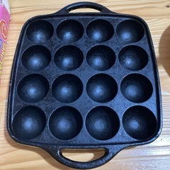 鉄鋳物製　たこ焼き器の画像