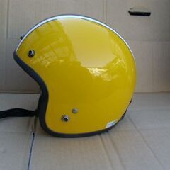 Boｂジェット　ヘルメット（黄）中古品◆彦根市～の画像
