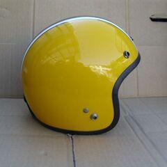 Boｂジェット　ヘルメット（黄）中古品◆彦根市～の画像