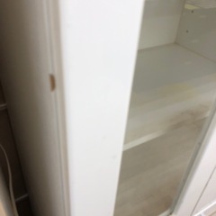 【ドリーム川西店御来店限定】☆ジモティー見たよ♪割引☆ ニトリ ニトリ/2枚扉食器棚 バンダ  クリーニング済み 【99560000025939】の画像