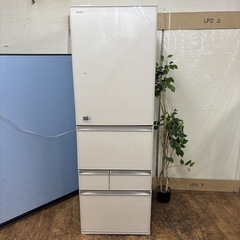 I717 🌈 ジモティー限定価格！ TOSHIBA 冷蔵庫 (426L) 5ドア ⭐ 動作確認済 ⭐ クリーニング済の画像