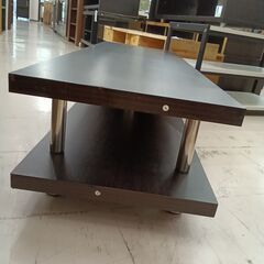 リユースのサカイ栃木店★ジモティ割あり★  TV台 ダークブラウン W120.2×D39.3×H29.5 クリーニング済み TC11054の画像
