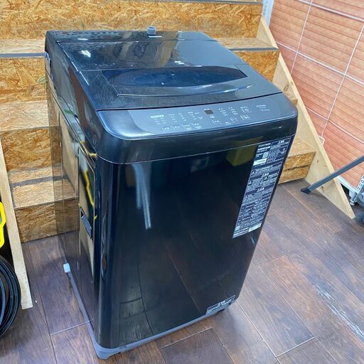 ジ423/ IRIS OHYAMA アイリスオーヤマ 全自動電気洗濯機 標準洗濯容量10.0k  ガチ落ち大水流洗浄 2024年製 TNI-100A1-B