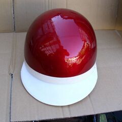 美品！ツバ付き　ヘルメット（ワインレッド）中古品◆彦根市～の画像